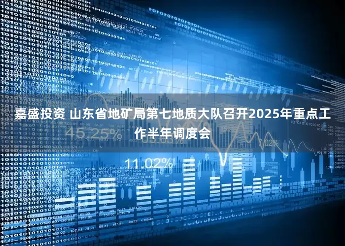 嘉盛投资 山东省地矿局第七地质大队召开2025年重点工作半年调度会